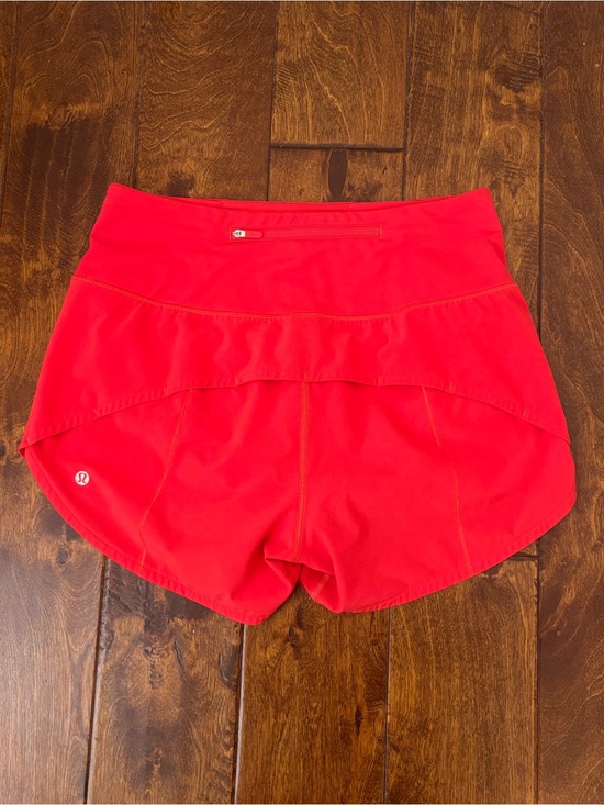 lululemon athletica Pants - Lululemon Speed Up High Rise Shorts 4" In Carnation Red Size 6 Tall